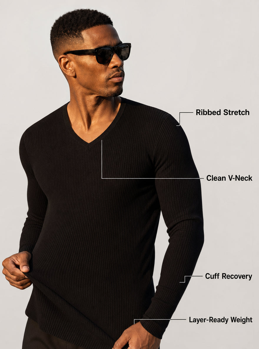 Long sleeve tee features