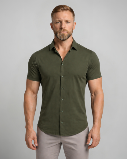 Prime Short Sleeve Button Down — VIP