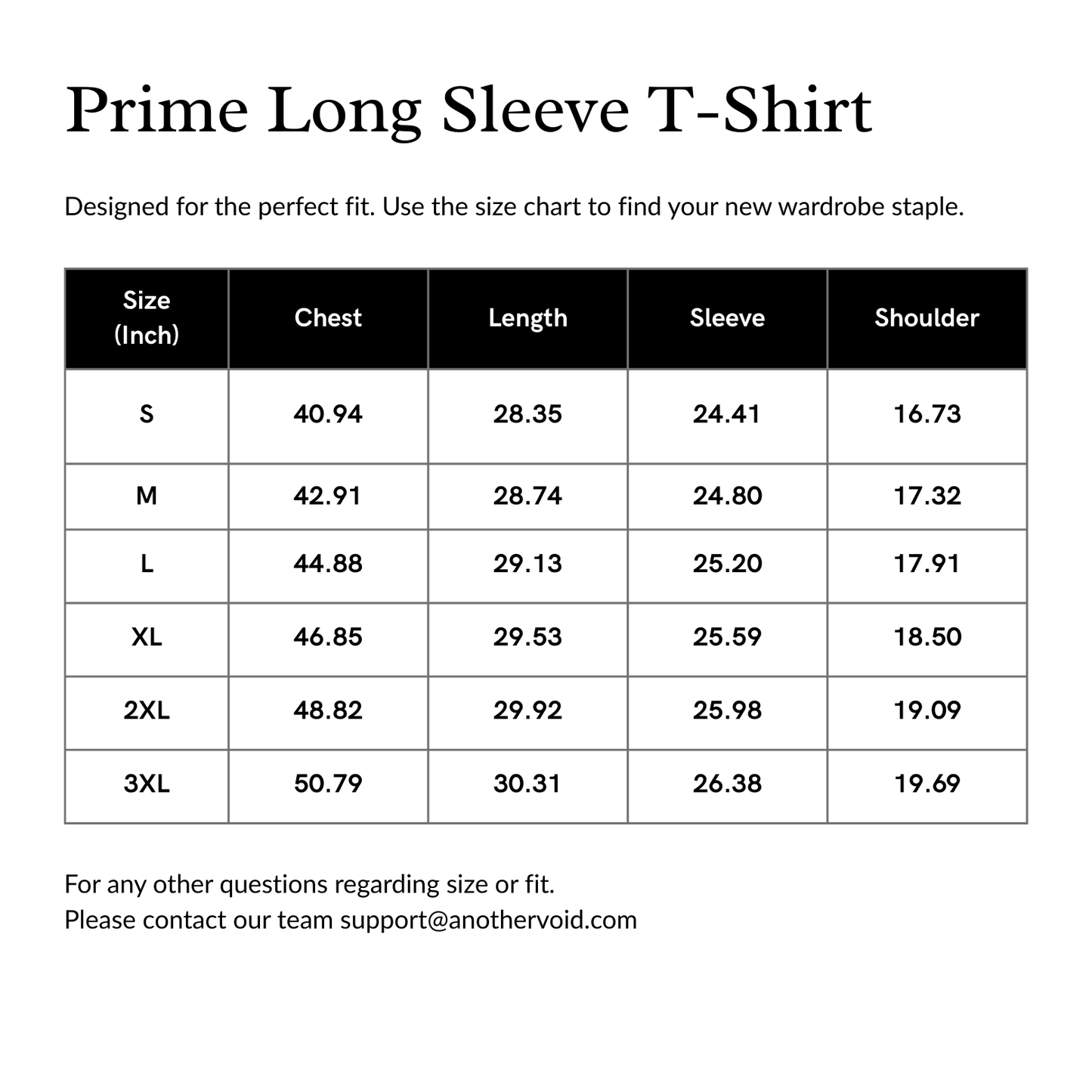 Prime Long Sleeve T-Shirt — VIP