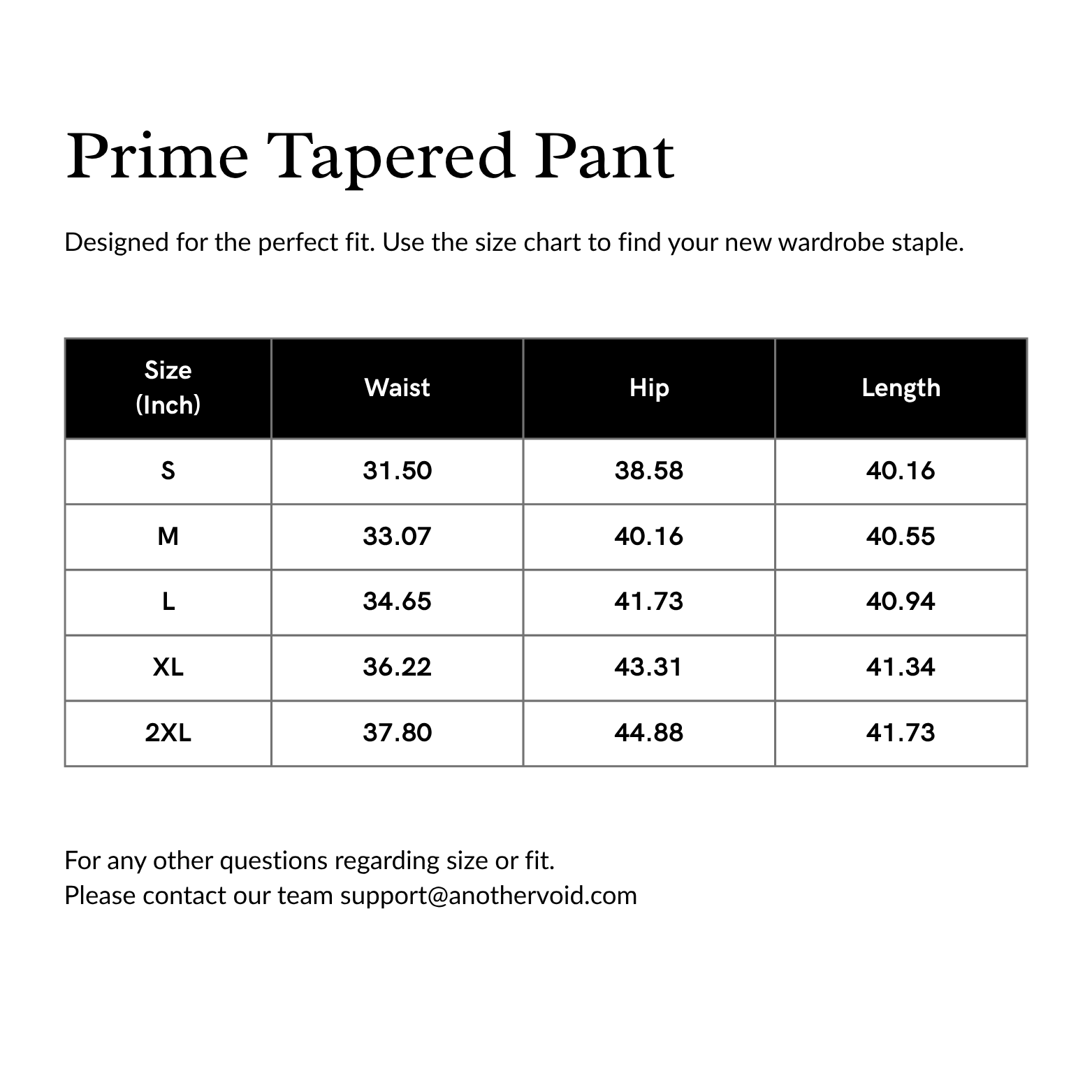 Prime Tapered Pant