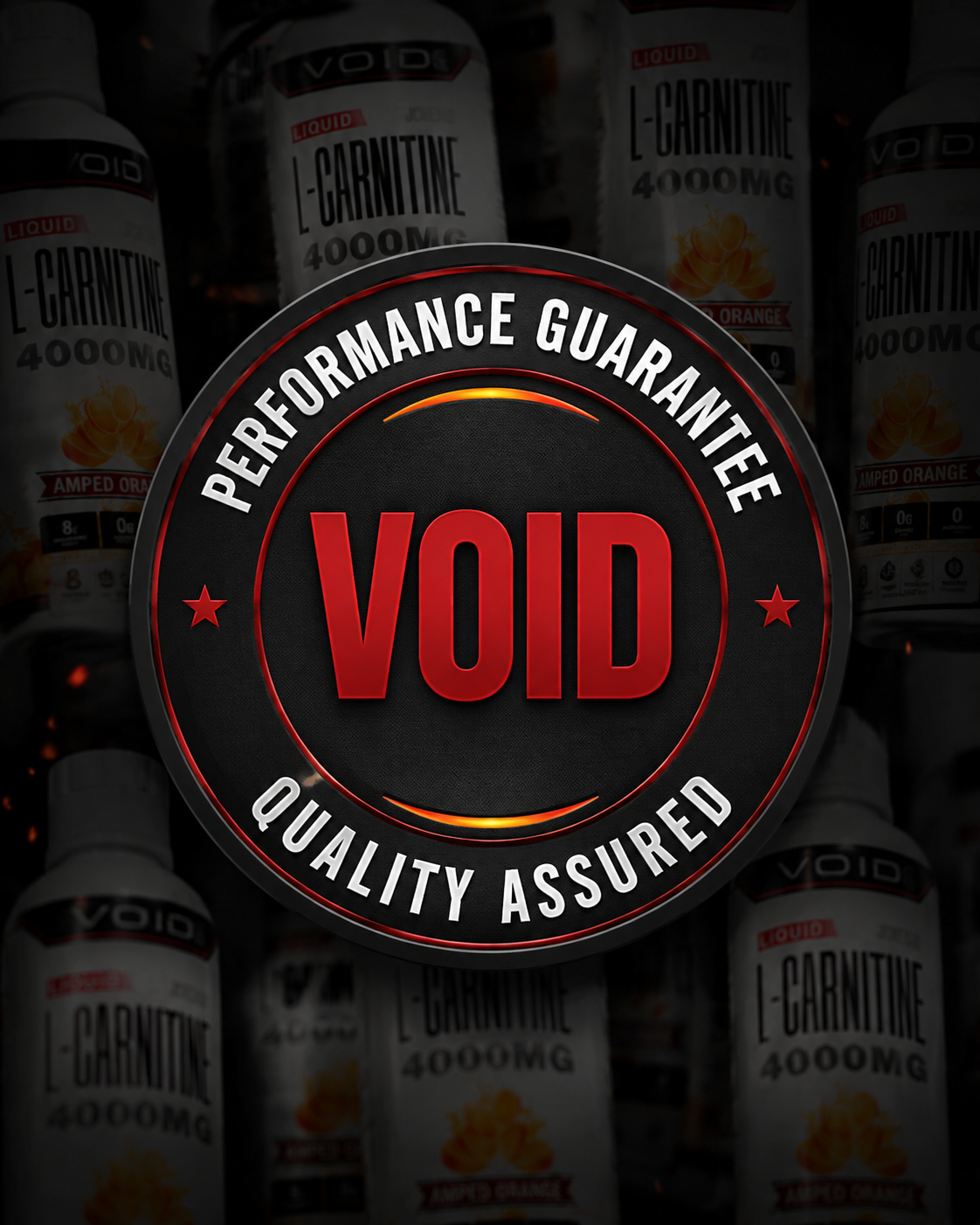 VOID performance supplement bottle