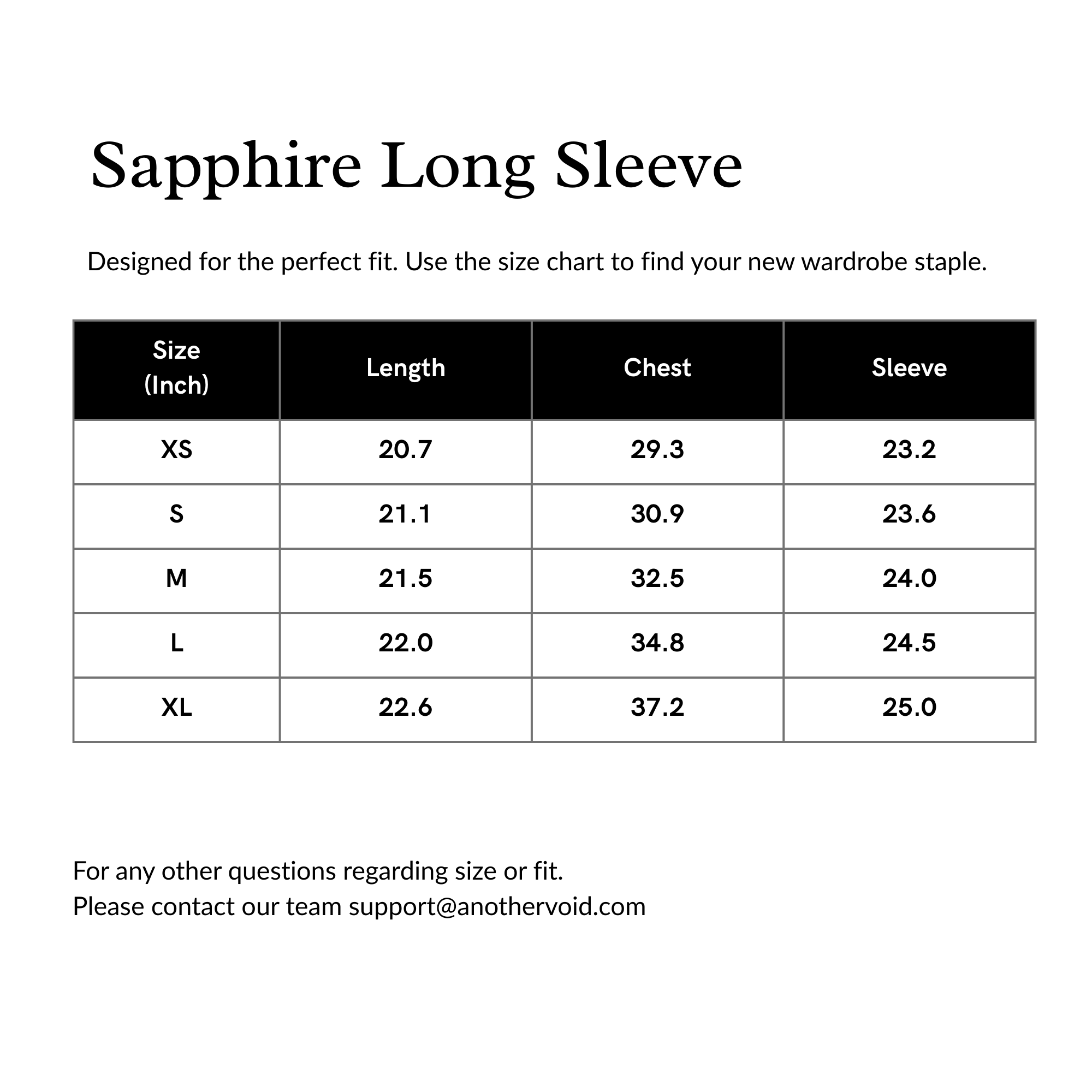 Sapphire Long Sleeve