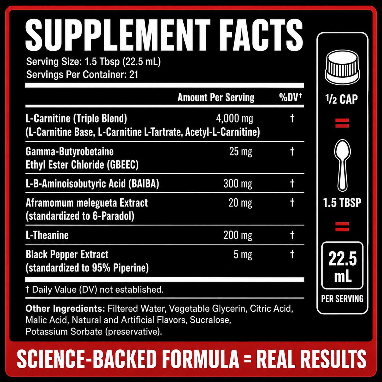 Liquid L-Carnitine 4000MG